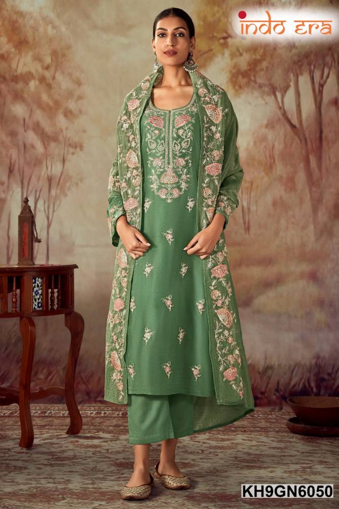 2484 By Indo Era Floral Thread Embroidered Kurti With Bottom Dupatta Wholesale Shop In Surat
